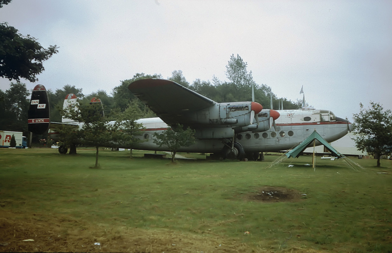 Avro York C1, G-ANTK at Lasham