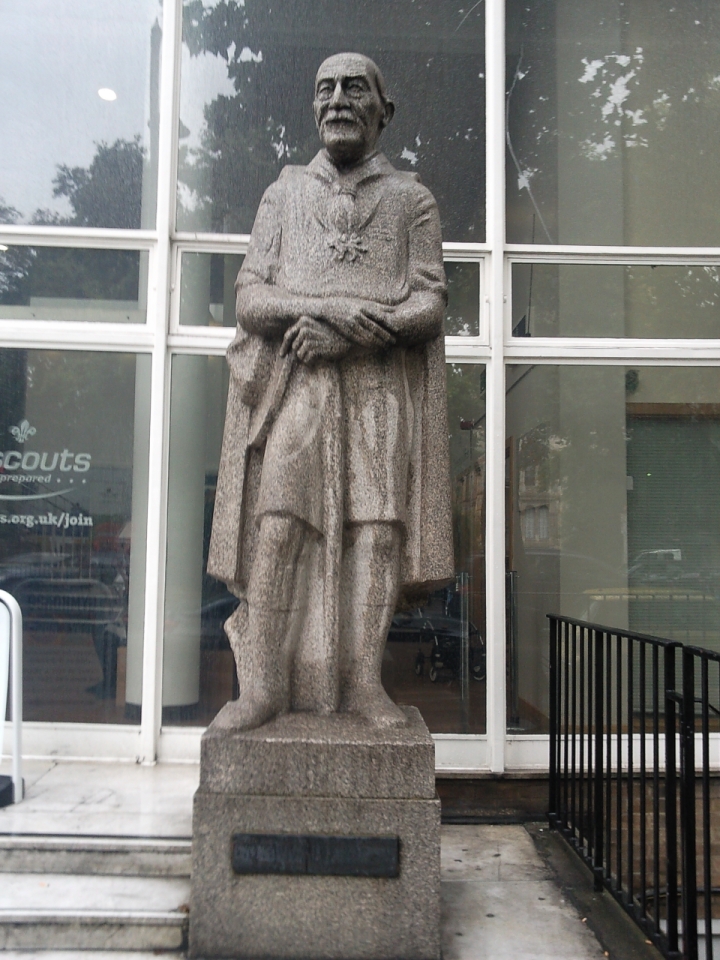 BP Statue outside BP House - London