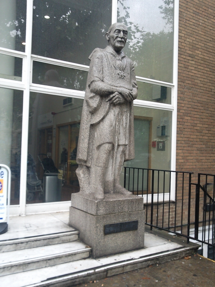 BP Statue outside BP House - London 2